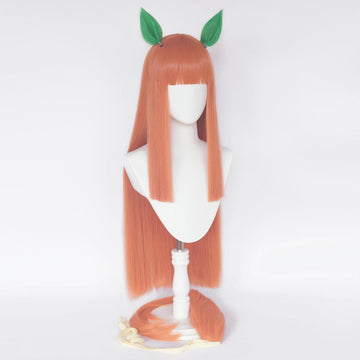 Anime Pretty Derby Silence Suzuka Cosplay Peluca Cabello Sintético Resistente al Calor Carnival Halloween Fiesta